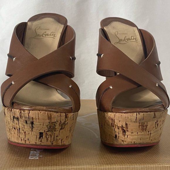 Christian Louboutin Marty Wedge Sandal - Picture 4 of 8
